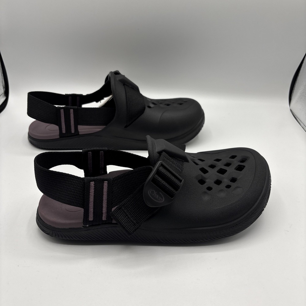 Chaco Chillos Clogs Black Women's Size 7 Slip-On Comfort Foam Sandals New - Picture 8 of 11